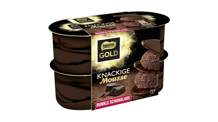 Nestlé Gold Knackige Mousse Dunkle Schokolade